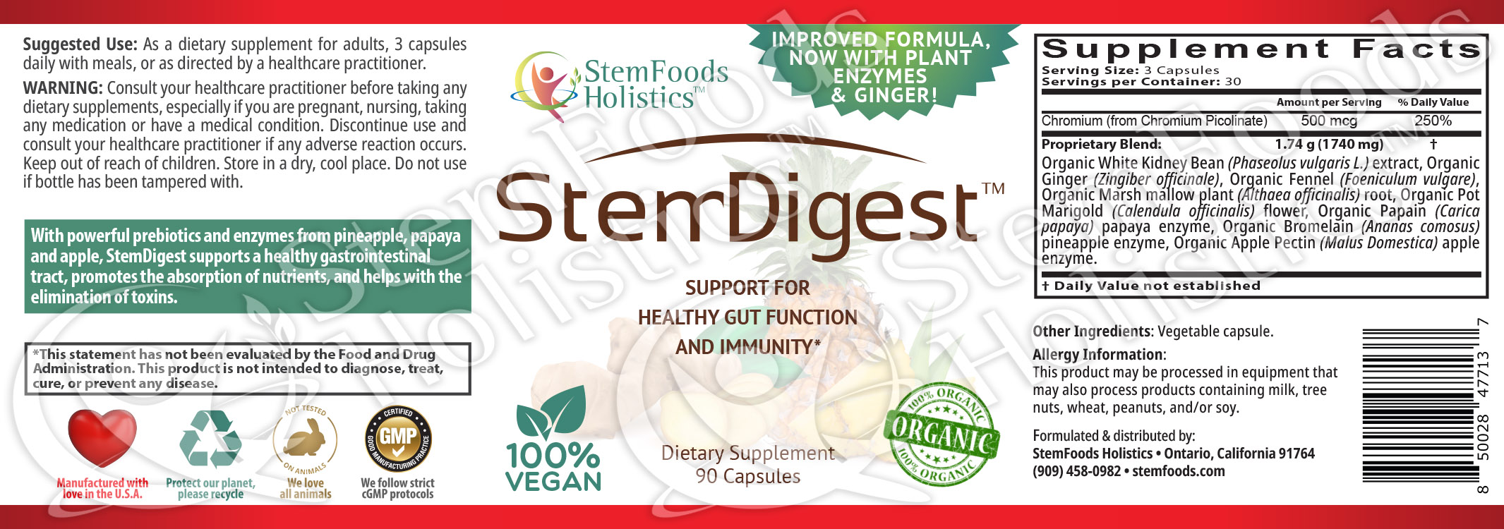 StemDigest label